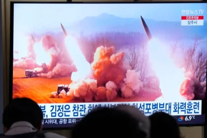 Playground near military training area in South Korea where stray bullet incident occurred