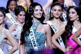 Miss Universe stage with contestants during 2026 voting controversy