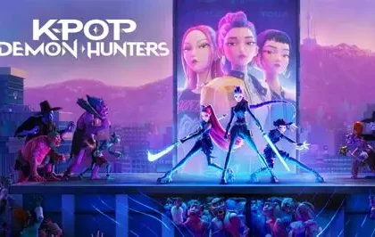 Characters from KPop Demon Hunters animated film.