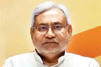 Bihar Chief Minister Nitish Kumar announcing resignation to join Indian Parliament