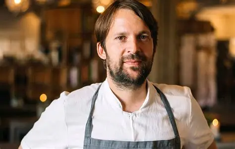 René Redzepi, founder of Noma restaurant, during a public appearance.
