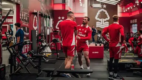 Edu at Nottingham Forest training ground