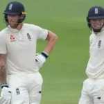 Ollie Pope batting during England cricket match