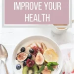 Person enjoying a healthy lifestyle with exercise and nutritious food