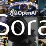 OpenAI Sora AI video-generation app interface on a computer screen