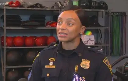 Police laptop showing WFH keystroke monitoring after officer misconduct