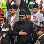 Balendra Shah celebrating election victory in Nepal.