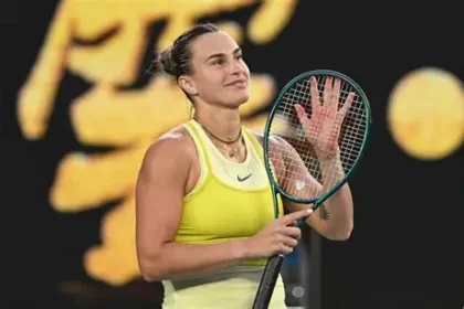 Aryna Sabalenka playing against Naomi Osaka at Indian Wells