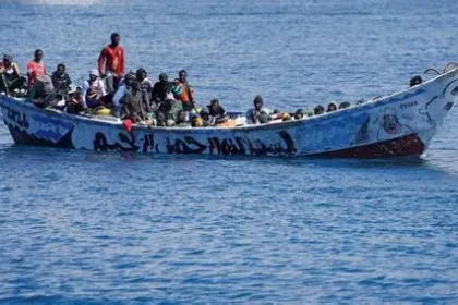 Migrant worker harvesting lemons in Spain