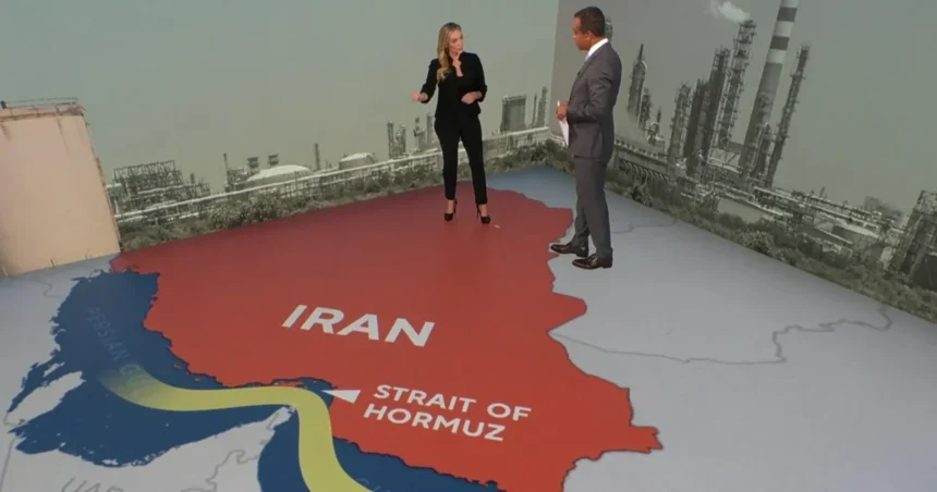 Oil tankers near Strait of Hormuz amid Iran conflict affecting global markets