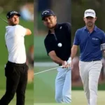 Cameron Young celebrating victory at The Players Championship at TPC Sawgrass