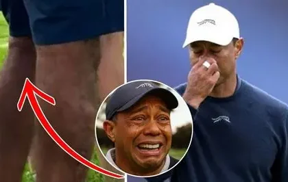 Tiger Woods leaving jail after arrest following Florida car crash