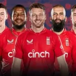 Harry Brook leads England T20 World Cup team in Mumbai