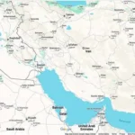 Satellite view of IRGC base and school in Minab after reported Tomahawk missile strike