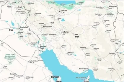 Satellite view of IRGC base and school in Minab after reported Tomahawk missile strike
