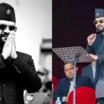 Balendra Shah taking oath as Nepal prime minister after election victory