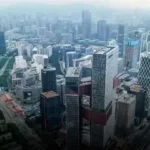 Chinese delivery robot operating in a Hong Kong hotel environment