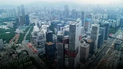 Chinese delivery robot operating in a Hong Kong hotel environment