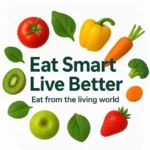 Person eating slowly at a colorful healthy meal, focusing on mindful eating