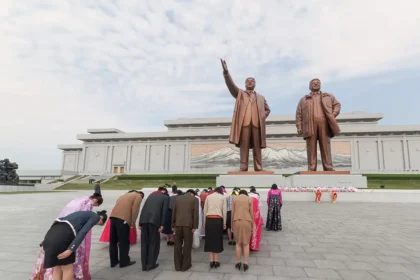Truth about traveling to North Korea Pyongyang city skyline and restricted travel environment