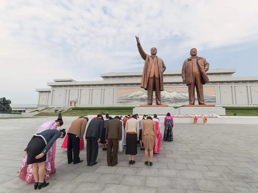 Truth about traveling to North Korea Pyongyang city skyline and restricted travel environment