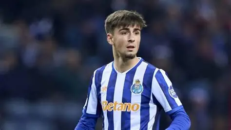 Porto defender Martim Fernandes watches in horror as his 45-yard backpass rolls past helpless goalkeeper Diogo Costa into own net.