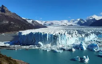 Argentina glaciers Andes Mendoza vineyard water supply