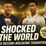 Zinedine Zidane celebrates with Real Madrid after world-record transfer success.