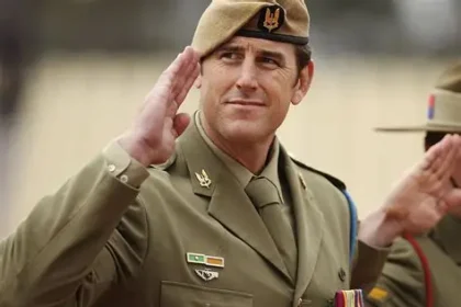 Ben Roberts-Smith leaving court after being granted bail in Australia