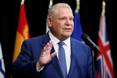 Doug Ford private jet Bombardier Challenger 650 Ontario controversy