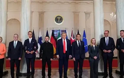 European leaders discussing NATO tensions and support for Spain at international summit