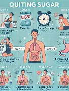 Healthy foods without added sugar including fruits and whole grains