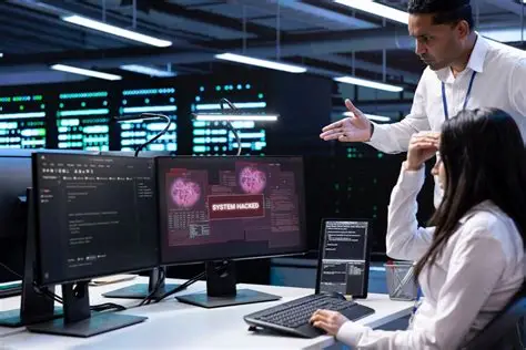 Financial leaders discussing cybersecurity risks of advanced AI model in banking sector