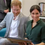 Prince Harry and Meghan meeting children at Melbourne hospital during Australia visit