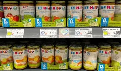 HiPP baby food jar recall Austria contamination warning