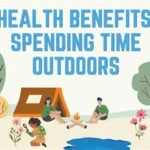 Person walks through green park feeling nature's calming health benefits.