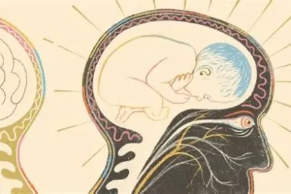 Father holding newborn baby showing emotional bonding and caregiving