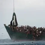 Rescue operation after migrant boat sinks in the Andaman Sea