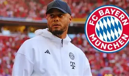 Vincent Kompany coaching Bayern Munich during a Champions League match