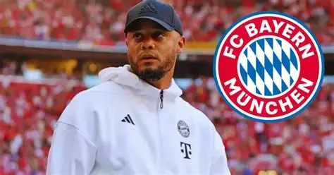 Vincent Kompany coaching Bayern Munich during a Champions League match