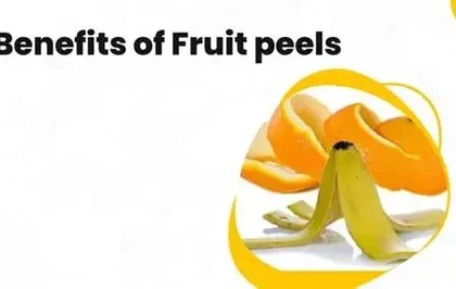 Banana and orange peels being used in cooking instead of thrown away