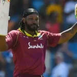 Chris Gayle poses as Glasgow Mugafians co-owner in ETPL T20 league.