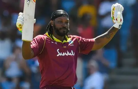 Chris Gayle poses as Glasgow Mugafians co-owner in ETPL T20 league.