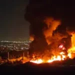 Thick black smoke billows from Viva Energy Corio oil refinery in Geelong after 13-hour blaze damages key fuel production units.