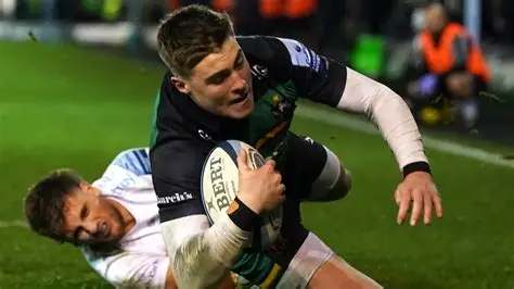 Northampton Saints Exeter Chiefs last minute try Premiership rugby