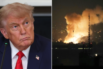 Oil price charts surge dramatically on trading screens after Trump's Iran threats, with Brent crude hitting $109 amid falling stock indices.