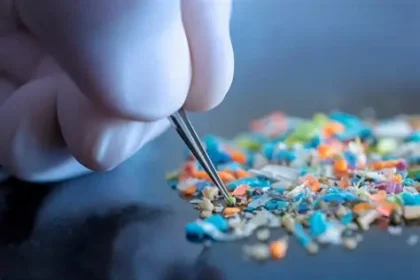 Microplastics floating in indoor air from synthetic clothing and household materials