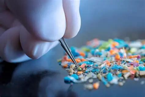 Microplastics floating in indoor air from synthetic clothing and household materials