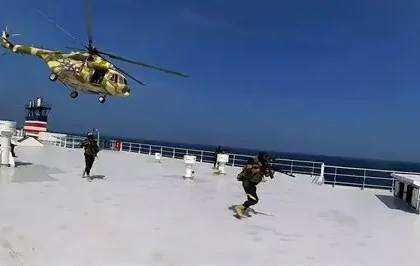 Iranian sailors boarding transport plane in Sri Lanka for repatriation