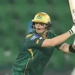Steve Smith skies a six for Multan Sultans against Rawalpindiz in a PSL match at Rawalpindi